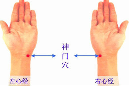 按壓神門(mén)穴，一劑最好的安心方