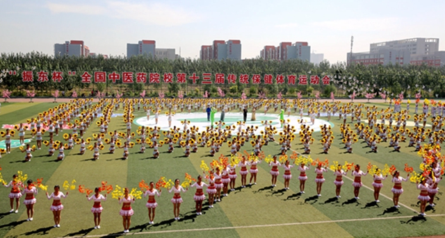 全國(guó)中醫(yī)藥院校第十三屆傳統(tǒng)保健體育運(yùn)動(dòng)會(huì)開(kāi)幕
