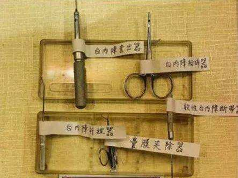 早期的金針撥白內(nèi)障技術用于臨床